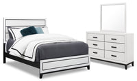 Kate 5-Piece Queen Bedroom Package - White 