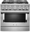 KitchenAid 5.1 Cu. Ft. Smart Dual Fuel Range with Self-Clean - Stainless Steel - KFDC506JSS