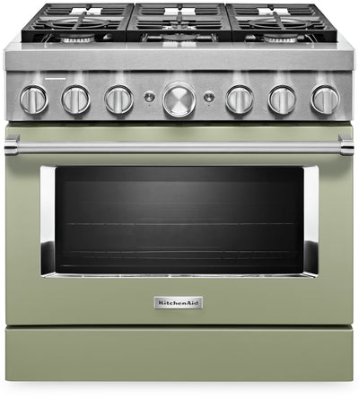 KitchenAid 36" Smart Commercial-Style Dual Fuel Range - KFDC506JAV