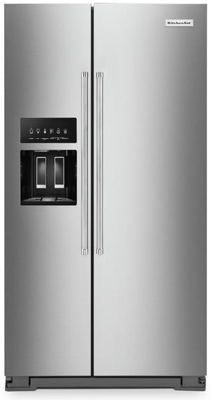 KitchenAid 24.8 Cu. Ft. Side-by-Side Refrigerator - KRSF705HPS