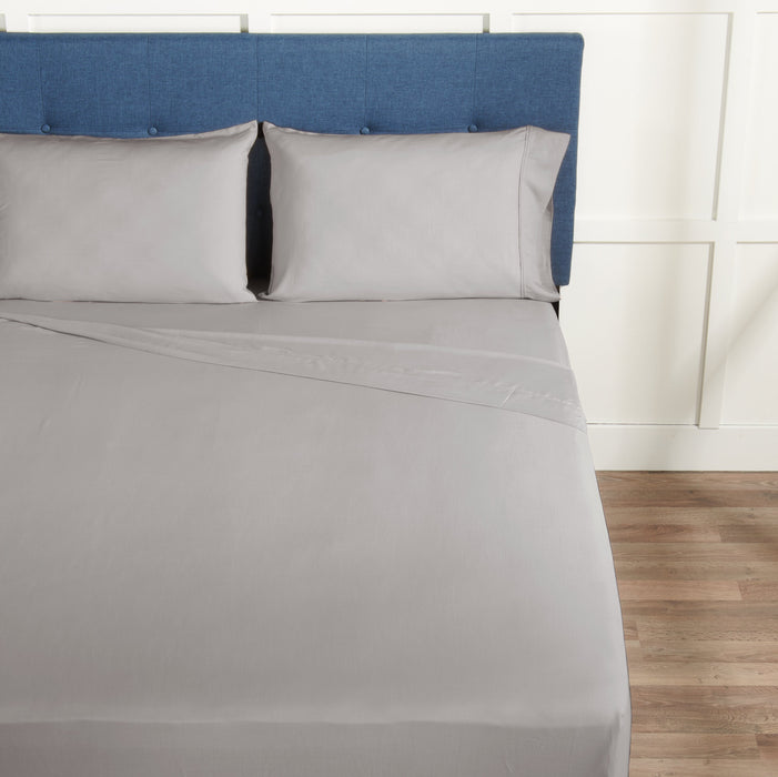 BEDGEAR Hyper-Linen™ Performance 4-Piece Queen Sheet Set - Light Grey