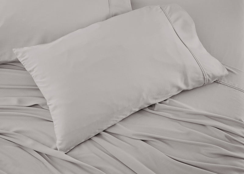 BEDGEAR Hyper-Linen™ Performance 4-Piece Queen Sheet Set - Light Grey