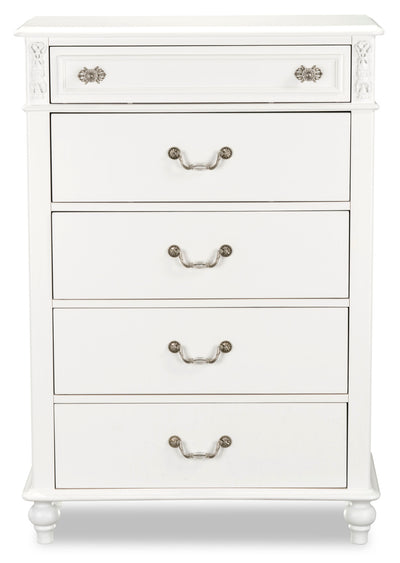 Livy Chest - Traditional, Glam style Chest in White Pine