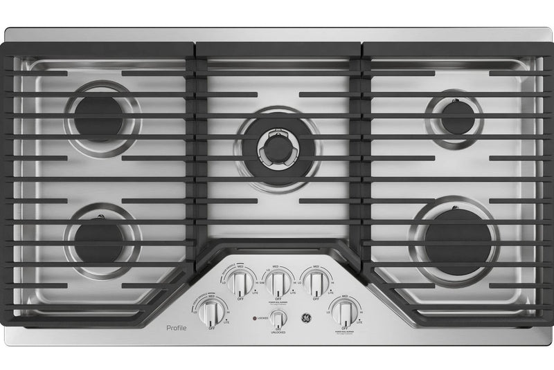 GE Profile™ Series 36" Built-In Gas Cooktop – PGP9036SLSS - Gas Cooktop in Stainless Steel