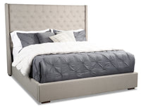 Madrid King Bed – Taupe
