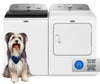 ["Maytag 5.4 Cu. Ft. Pet Pro Top-Load Washer and 7 Cu. Ft. Gas Dryer - White"]