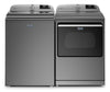 Maytag 6.0 Cu. Ft. Smart Washer and 7.4 Cu. Ft. Electric Dryer with Steam - Metallic Slate