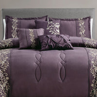 Milan 7-Piece King Comforter Set