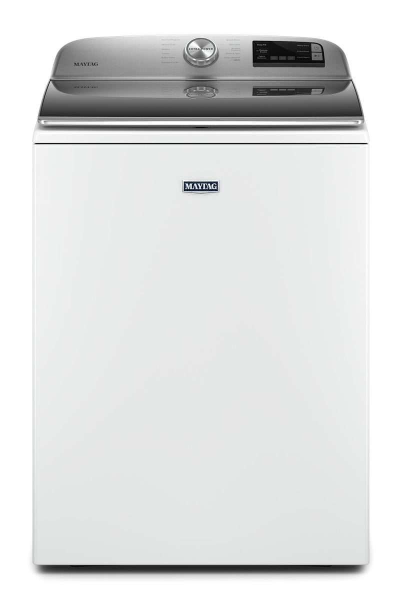 Maytag 5.4 Cu. Ft. Smart Top-Load Washer - MVW6230HW - Washer in White