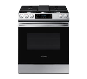 Samsung 6.0 Cu. Ft. Slide-In Gas Range with Fan Convection - NX60T8311SS/AA