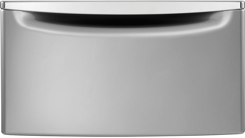 Whirlpool 15.5" H Laundry Pedestal w/Storage Drawer - Chrome Shadow - Laundry Pedestal in Grey