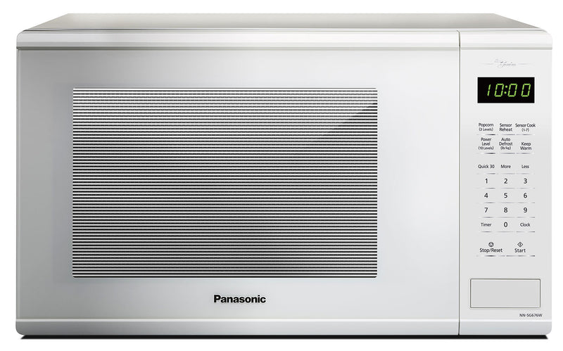 Panasonic Genius® 1.3 Cu. Ft. Countertop Microwave – NNSG676W - Countertop Microwave in White