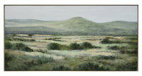 Framed Green Meadow Canvas - 60” x 30”  