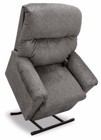 481 Textured Chenille 3-Position Power Lift Recliner - Grey 