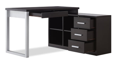 Owen Reversible Corner Desk - Espresso 