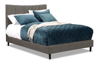 Paseo Full Platform Bed - Grey 