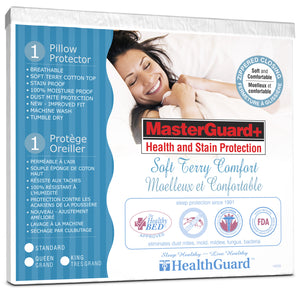 Masterguard® Platinum Soft Terry Standard Pillow Protector