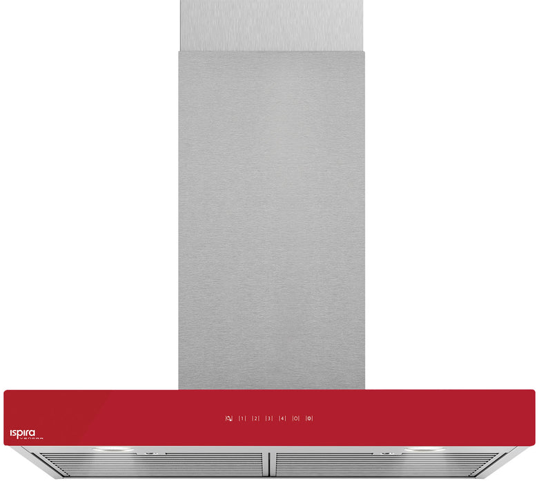 Venmar Ispira 36\" Chimney Range Hood – Red