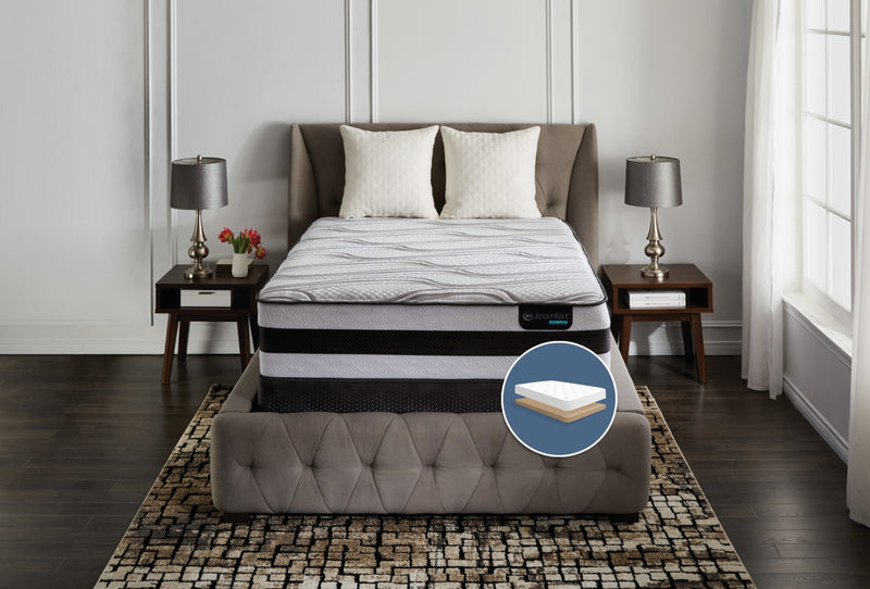 Serta iComfort® Hybrid Valentine Firm Low-Profile Full Mattress Set