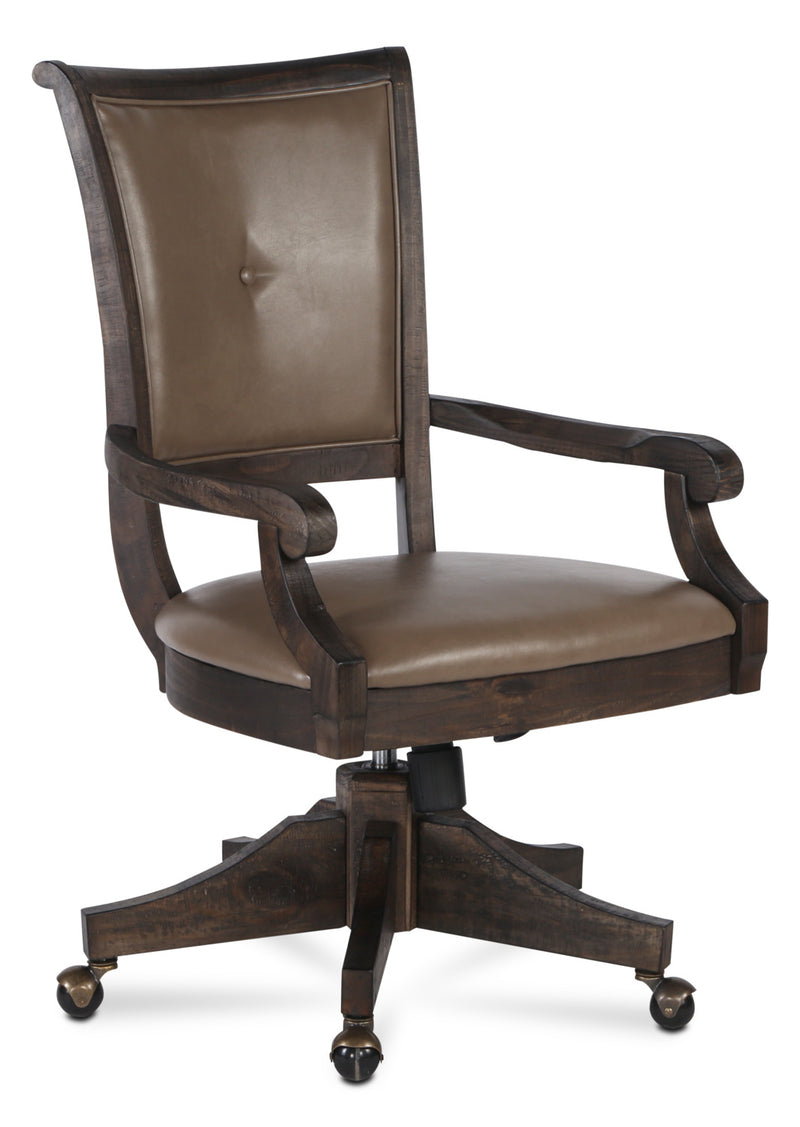 Calistoga Office Chair - Contemporary style Office Chair in Grey Wood