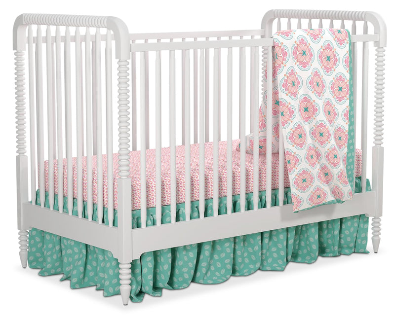 Little Seeds Cora 4-Piece Crib Linen - Contemporary style Crib Bedding in Multi Coloured