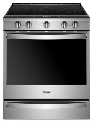 Whirlpool 6.4 Cu. Ft. Smart Slide-in Electric Range with Frozen Bake™ Technology - YWEE750H0HZ