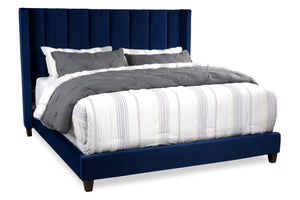 Reid King Bed - Blue