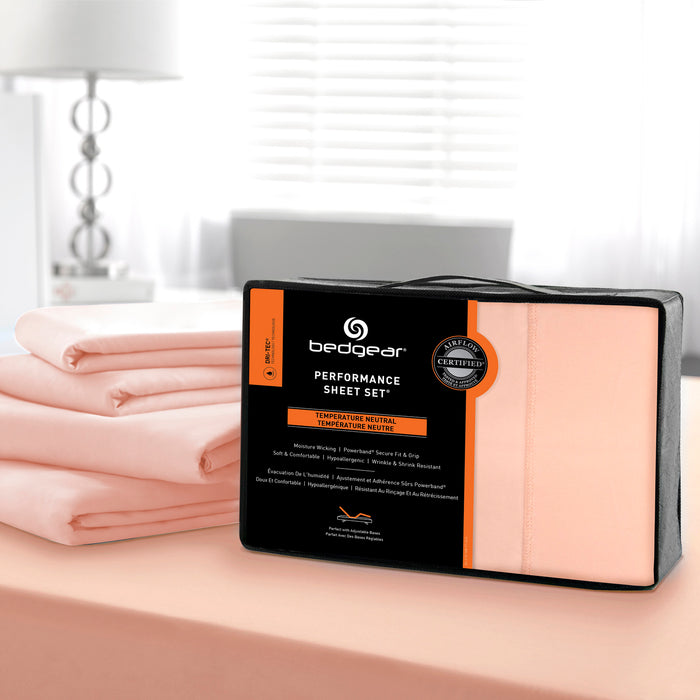 BEDGEAR® Dri-Tec® 4-Piece Full Sheet Set - Dusty Rose