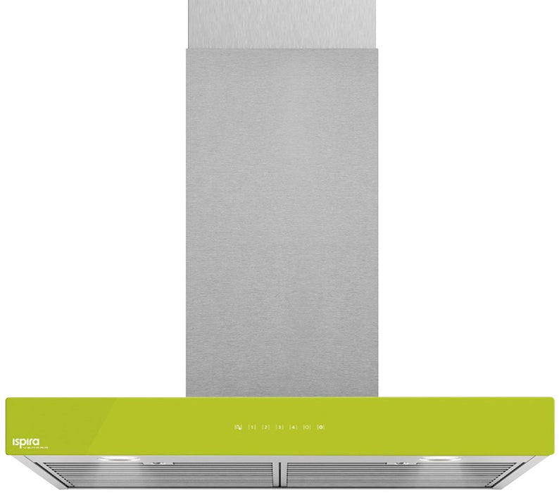 Venmar Ispira 36\" Chimney Range Hood – Lime Green
