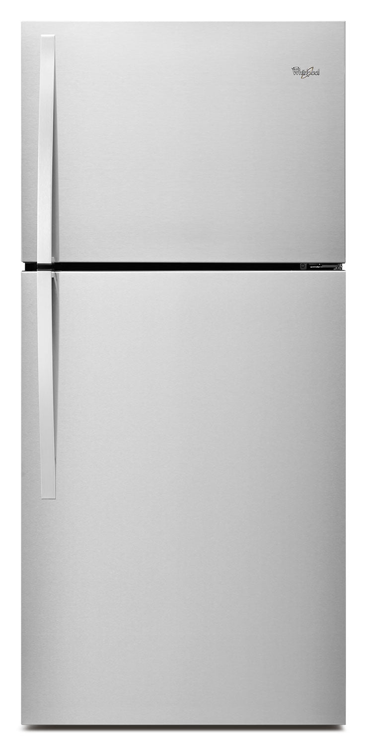Whirlpool 19.2 Cu. Ft. Top-Freezer Refrigerator – WRT519SZDM - Refrigerator in Stainless Steel