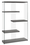 Yonah Wide Bookcase – Grey