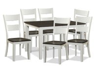 Ella 7-Piece Dining Package - White 