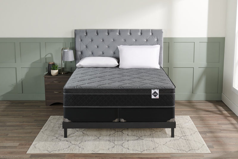 Springwall Aspen Eurotop Split Low-Profile Queen Mattress-in-a-Box Set
