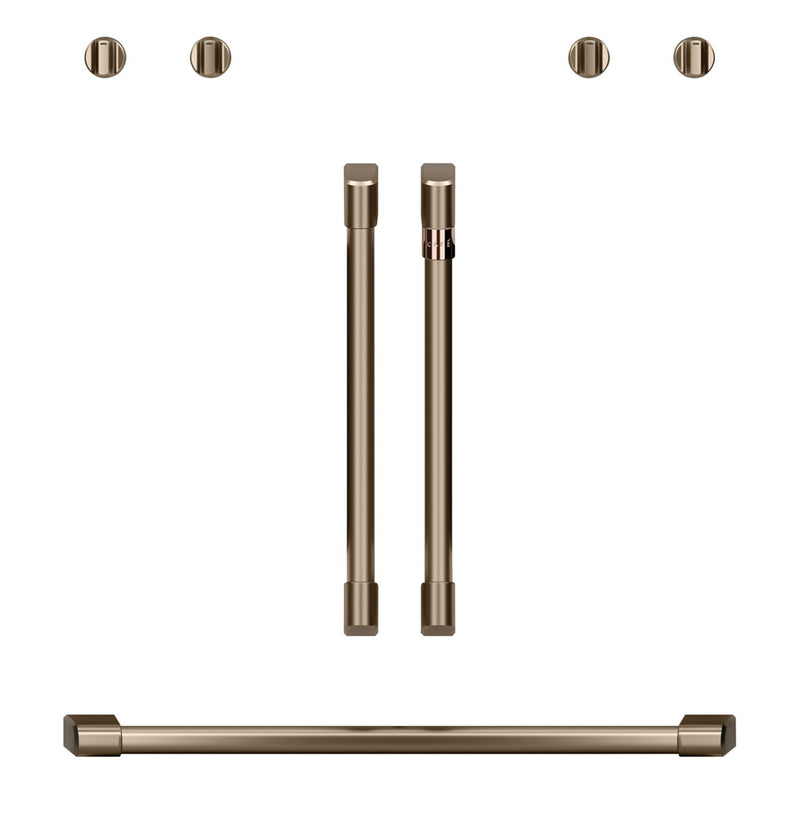 Café Handle Kit for 30" Wall Oven in Brushed Bronze - CXWDFHKPMBZ 