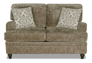 Bellmont Chenille Loveseat - Toffee