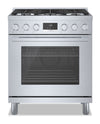 Bosch 800 Series 3.7 Cu. Ft. Industrial-Style Freestanding Gas Range - HGS8055UC