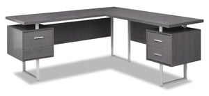 Marnie Reversible L-Shaped Corner Desk - Grey 