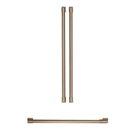 Café 3-Piece Handle Kit for French-Door Refrigerator in Brushed Bronze - CXMB3H3PNBZ