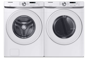 Samsung 5.2 Cu. Ft. Front-Load Washer and 7.5 Cu. Ft. Electric Dryer - White
