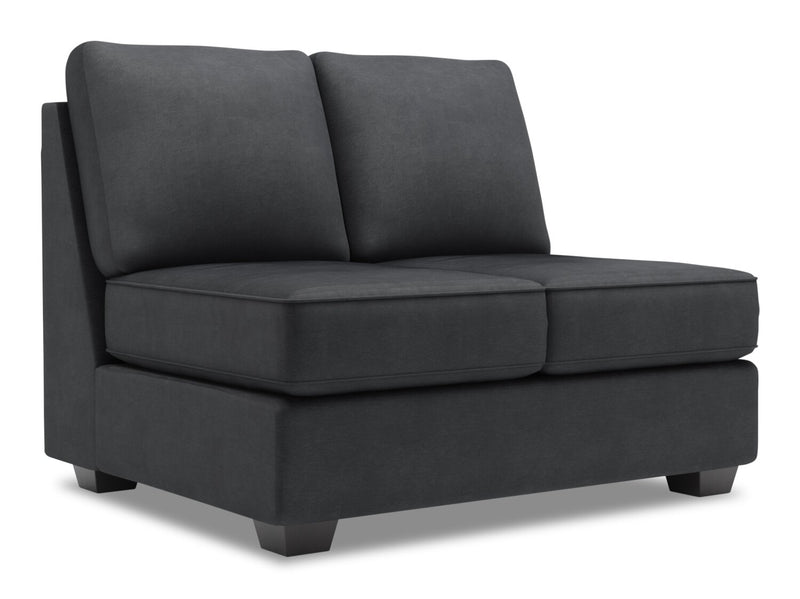 Sofa Lab Roll Armless Loveseat - Pax Pepper