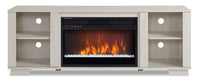 Antoni 62” Electric Fireplace TV Stand - White 