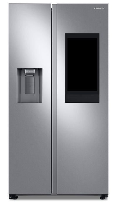 Samsung 21.5 Cu. Ft. Family Hub™ Side-by-Side Refrigerator - RS22T5561SR/A - Refrigerator in Fingerprint-Resistant Stainless Steel 