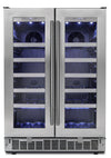 Silhouette Napa 4.7 Cu. Ft. 42-Bottle French-Door Wine Cooler - DWC047D1BSSPR