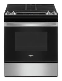 Whirlpool 5 Cu. Ft. Gas Range with Self-Clean - Stainless Steel - WEG515S0LS 