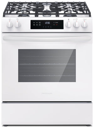 Frigidaire 5.1 Cu. Ft. Front-Control Gas Range with Quick Boil - FCFG3062AW