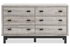 Zen Bedroom 6-Drawer Dresser, 62