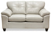 Addison Leath-Aire Loveseat - Beige