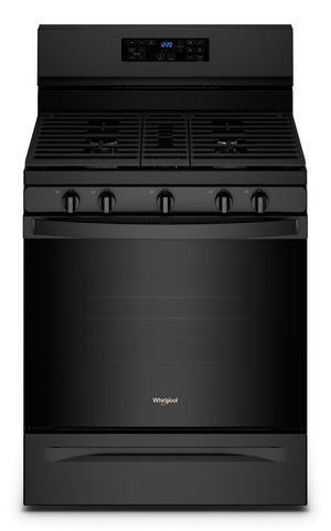 Whirlpool 5 Cu. Ft. Gas Range with 5-in-1 Air Fry Oven - WFG550S0LB