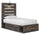 Abby Twin Side Storage Bed - Brown