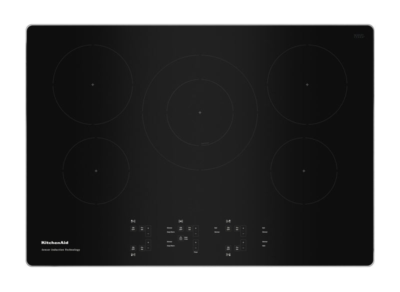 KitchenAid 30\" 5-Element Induction Cooktop - Stainless Steel - KCIG550JSS